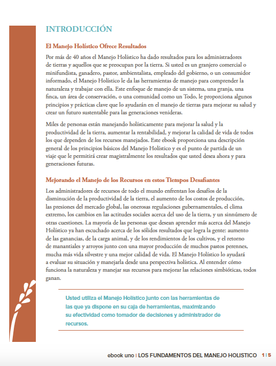 Foundations Ebook Bundle (Spanish Translation) Savory Institute