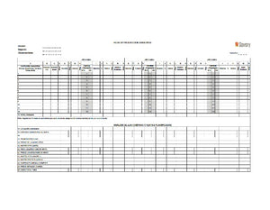 Formuláře finančního plánování (španělská verze)