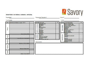 Formuláře pro komplexní ekologický monitoring (španělská verze)