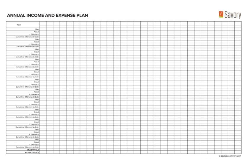 Formuláře finančního plánování (anglická verze)