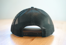 Load image into Gallery viewer, Black Cap with Leather Savory Patch
